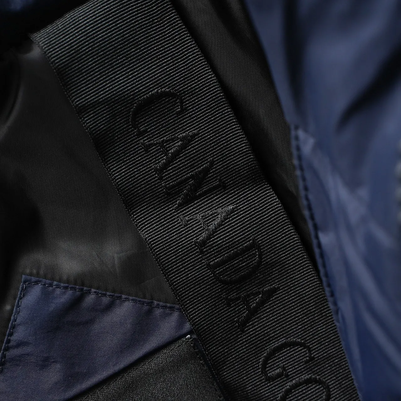 P780 CANADA GOOSE丨Canada Goose 2802 Sleeve Logo Stand Collar Down Jacket Color: Dark Blue Red Logo Size: XS-XXL
